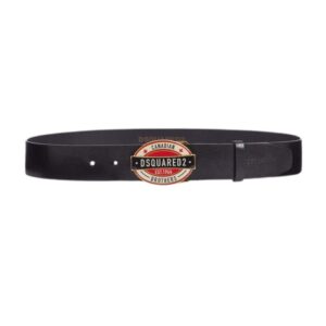 DSQUARED2 D2 CANADIAN BROTHERS PLAQUE BELT