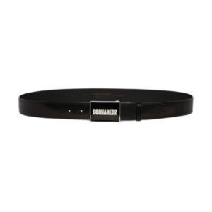 DSQUARED2 LOGO PLAQUE BELT