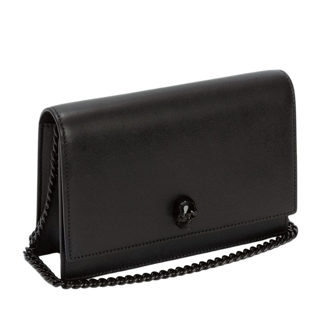 ALEXANDER MCQUEEN WOMANS SMALL SKULL IN BLACK - Image 2