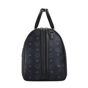 MCM OTTOMAR WEEKENDER BAG IN VISETOS BLACK