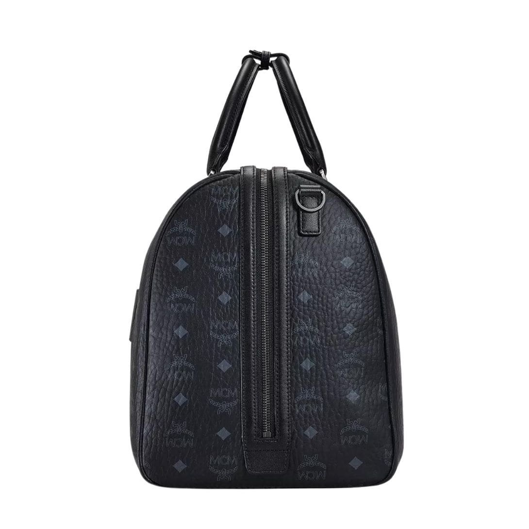 MCM OTTOMAR WEEKENDER BAG IN VISETOS BLACK - Image 4