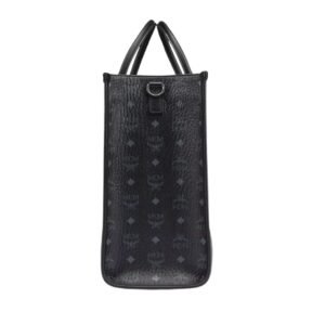 MCM X- LARGE MUNCHEN TOTE IN VISETOS BLACK