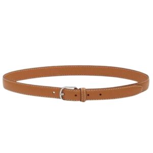 LA GARCONNE TOTÊME SLIM TROUSER BELT — BROWN