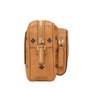 MCM X-MINI AREN CROSSBODY IN VISETOS COGNAC