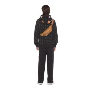 MCM SMALL X BAPE FURSTEN BELT BAG IN VISETOS COGNAC