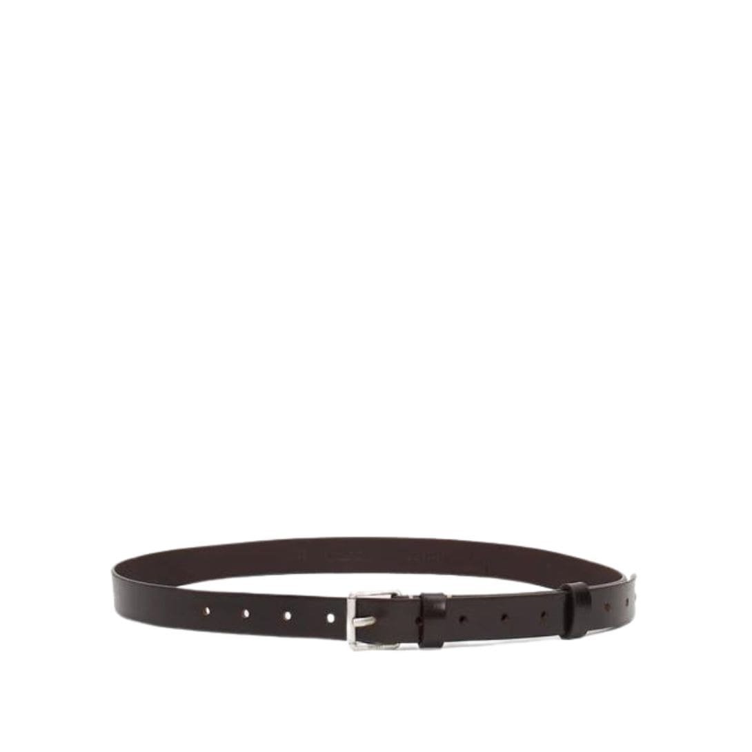 LA GARCONNE LEMAIRE MEN'S REVERSED BELT 25 — DARK BROWN