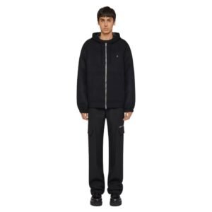 GIVENCHY HOODIE IN DOUBLE FACE WOOL