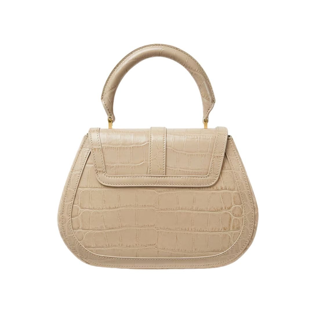 VERSACE CROC-EFFECT GRECA GODDESS TOP HANDLE BAG - Image 2