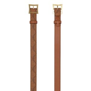 MCM AREN BELT 1” IN LAURETOS COGNAC