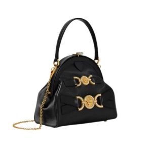 VERSACE CRYSTAL MEDUSA ’95 SATIN HANDBAG