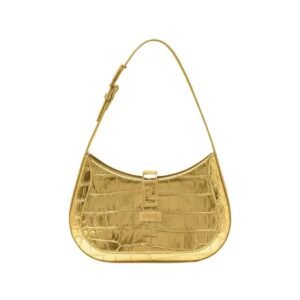 VERSACE GRECA GODDESS METALLIC SMALL HOBO