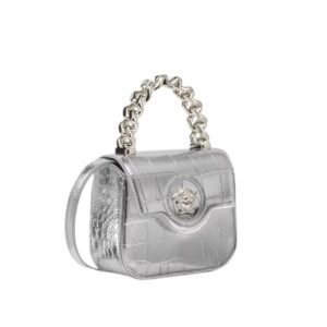 VERSACE LA MEDUSA METALLIC MINI BAG
