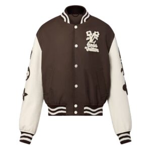 LOUIS VUITTON EMBROIDERED VARSITY JACKET