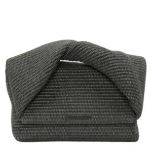 JWA LARGE TWISTER – RAFFIA TOP HANDLE BAG