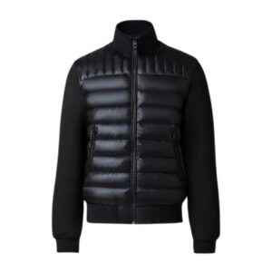 MACKAGE COLLIN-R NANO DOWN MIXED MEDIA BOMBER JACKET