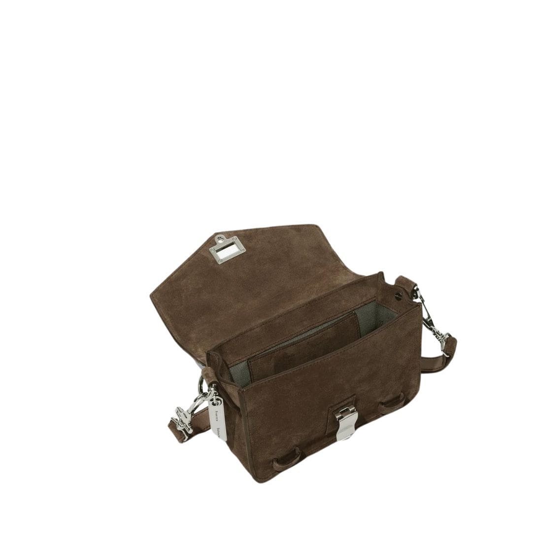 PROENZA PS1 MINI CROSBODY BAG IN SUEDE TEAK - Image 2