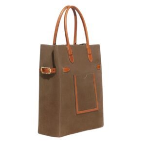 JOSEPH DUCLOS LECTOURE VERTICAL LEATHER TOTE