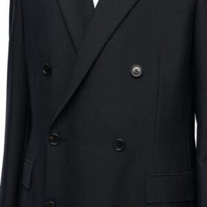 LOEWE DOUBLE BREASTED JACKET IN WOOL AND MOHAIR