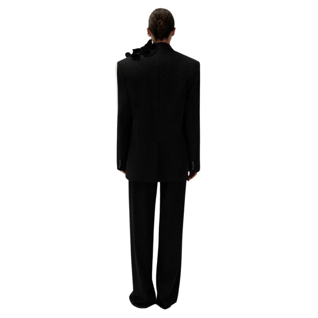 MAGDA BUTRYM OVERSIZED BLAZER IN BLACK - Image 4