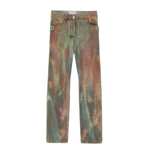 THE ATTICO DEANN CAMOUFLAGE LONG PANTS