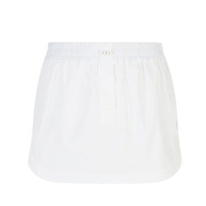 THE ATTICO ROONEY WHITE MINI SKIRT