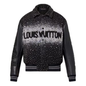 LOUIS VUITTON MADE TO ORDER EMBROIDERED VARSITY BLOUSON