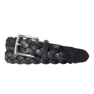 RALPH LAUREN BRAID CALFSKIN BELT