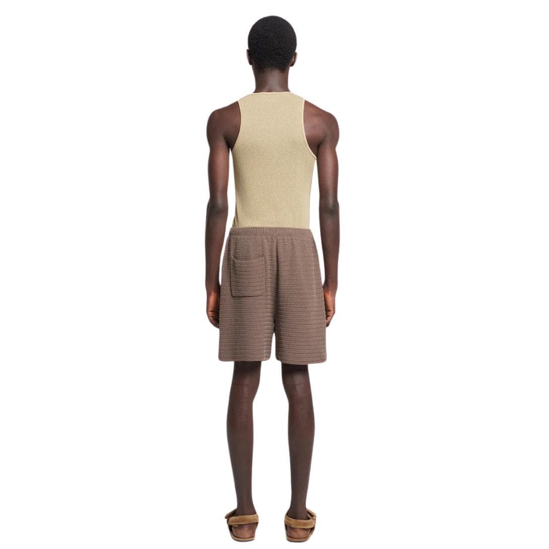 NANUSHKA CADEN LINEAR CROCHET SHORTS BROWN - Image 2