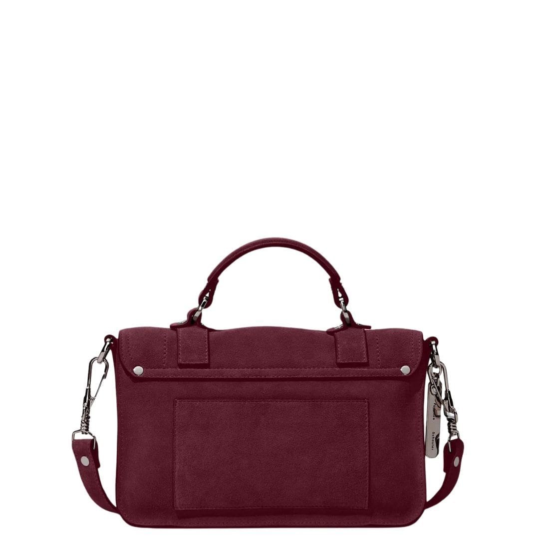 PROENZA PS1 TINY BAG IN SUEDE BORDEAUX - Image 3