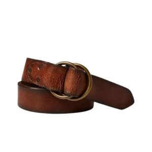 RALPH LAUREN DISTRESSED LEATHER BELT