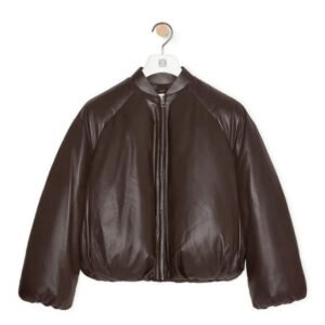 LOEWE PADDED BOMBER JACKET IN NAPPA LAMBSKIN