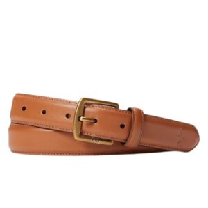 RALPH LAUREN LEATHER DRESS BELT