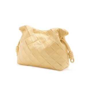 LOEWE FLAMENCO CLUTCH BAG IN PLEATED LAMBSKIN