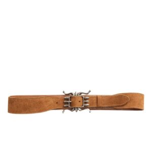 RALPH LAUREN ROUGHOUT SUEDE BELT