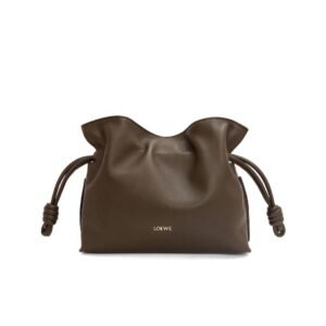 LOEWE MINI FLAMENCO CLUTCH BAG IN CALFSKIN NAPPA