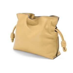 LOEWE MINI FLAMENCO CLUTCH BAG IN CALFSKIN NAPPA