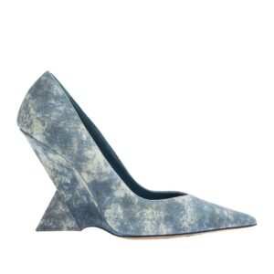 THE ATTICO ”CHEOPE” BLUE DENIM PUMP