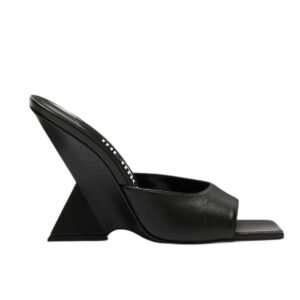 THE ATTICO ”CHEOPE”BLACK MULE