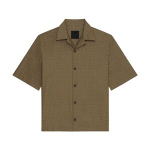 GIVENCHY BOXY FIT HAWAIIAN SHIRT IN 4G POPLIN