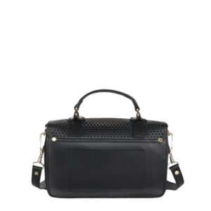 PROENZA PS1 TINY BAG IN PERFORATED LEATHER BLACK