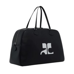 COURREGES HERITAGE LEATHER WEEKENDER BAG