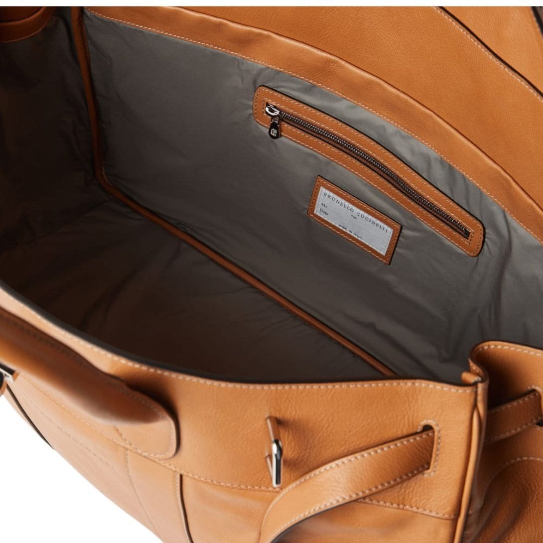 BRUNELLO CUCINELLI COWHIDE COUNTRY WEEKENDER BAG - Image 5