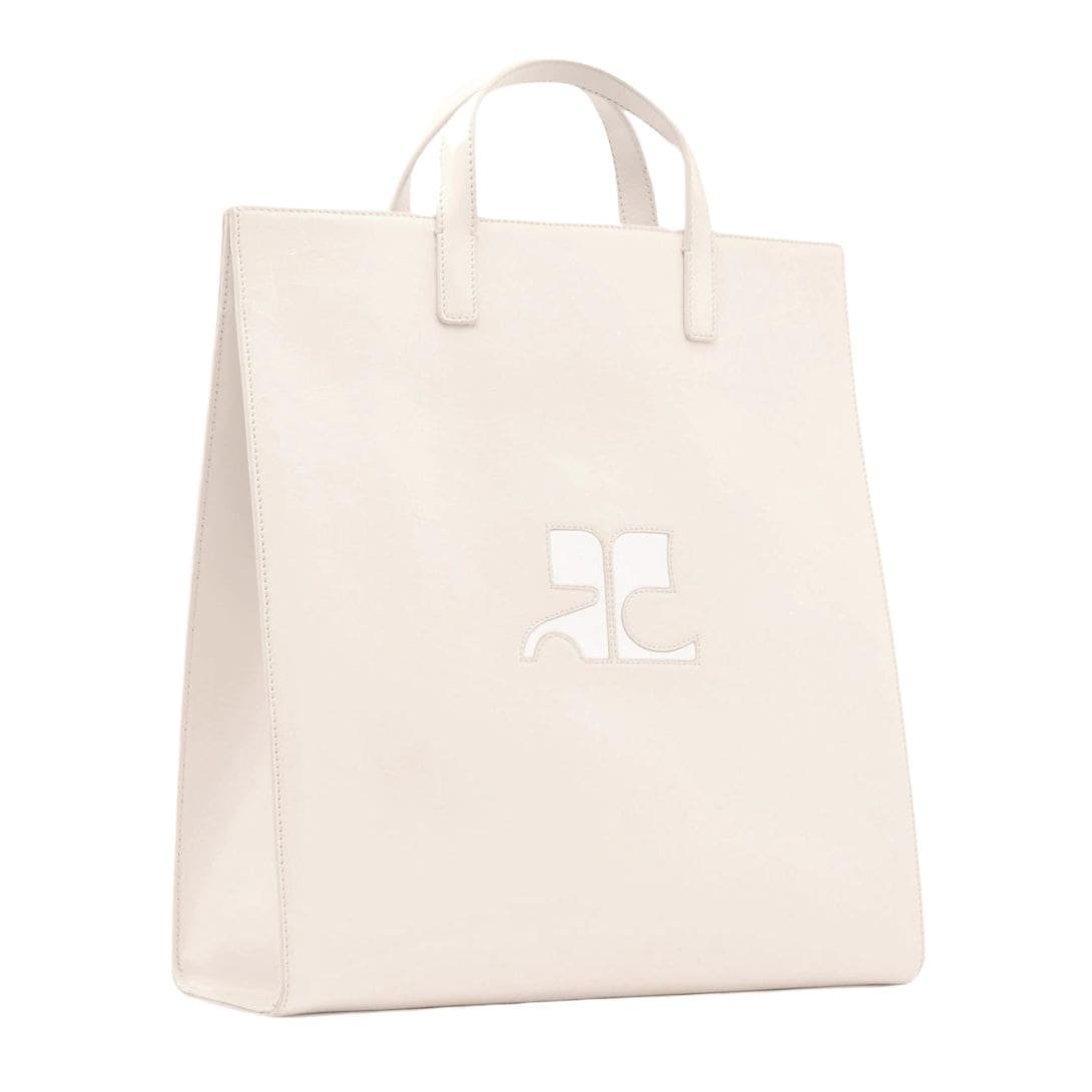 COURREGES HERITAGE NAPLACK LEATHER TOTE BAG - Image 2