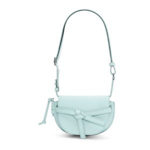 LOEWE GATE DUAL MINI BAG IN SOFT CALFSKIN AND JACQUARD