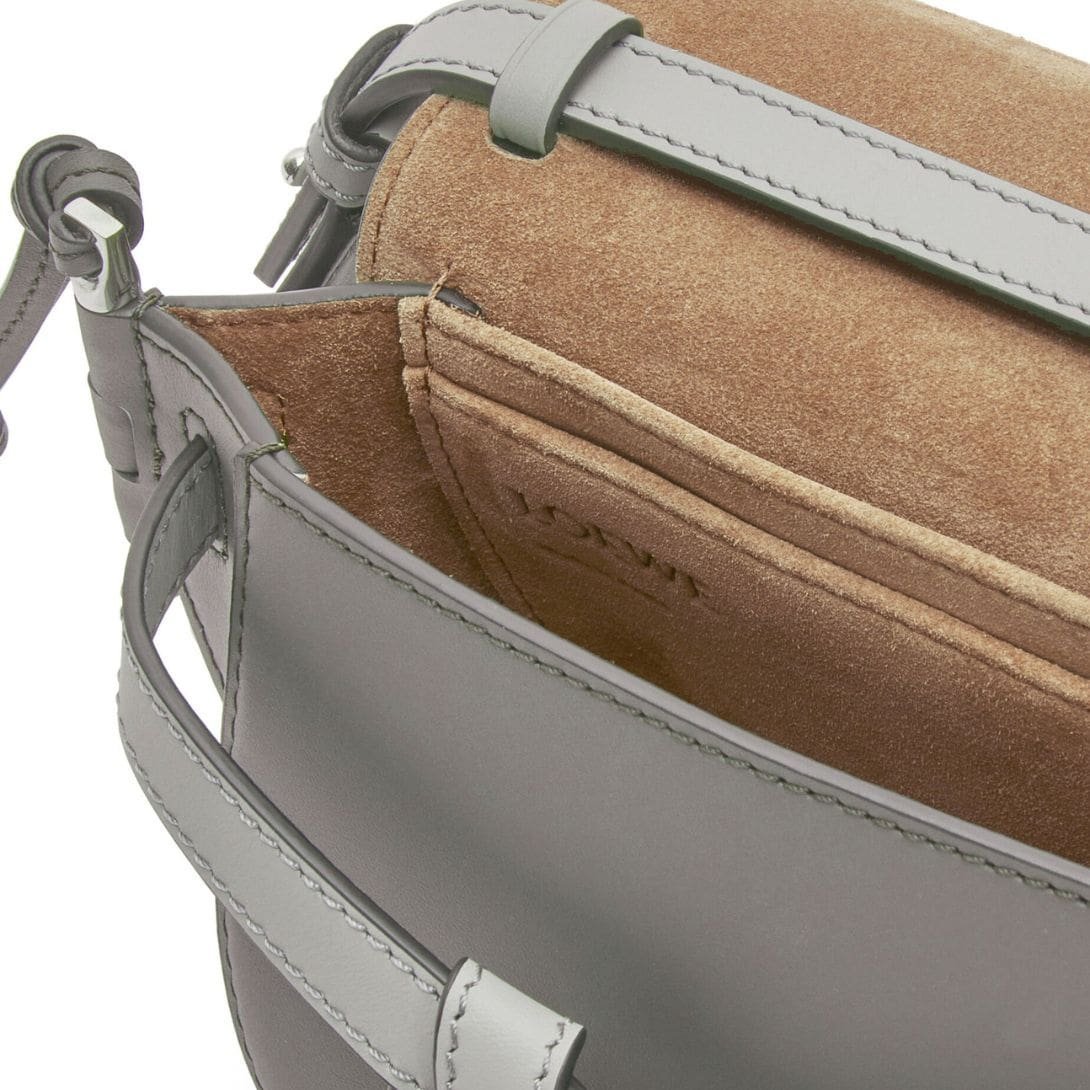 LOEWE GATE DUAL MINI BAG IN SOFT CALFSKIN AND JACQUARD - Image 6