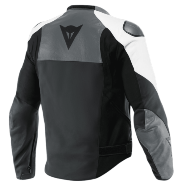 DAINESE SPORTIVA LEATHER JACKET WHITE - Image 2