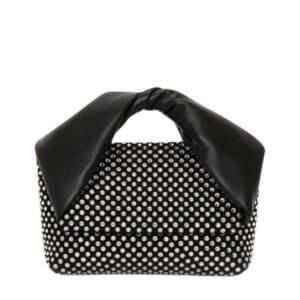 JWA MEDIUM TWISTER – LEATHER TOP HANDLE BAG WITH CRYSTAL