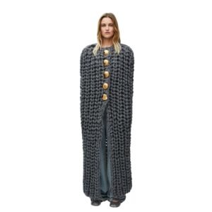 LOEWE LONG WOOL CAPE