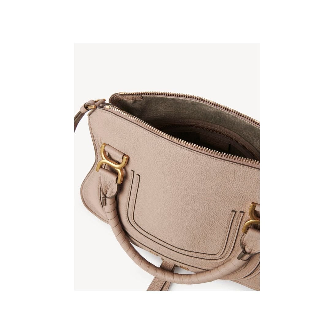 CHLOE MARCIE DOUBLE CARRY BAG NOMAD BEIGE - Image 2