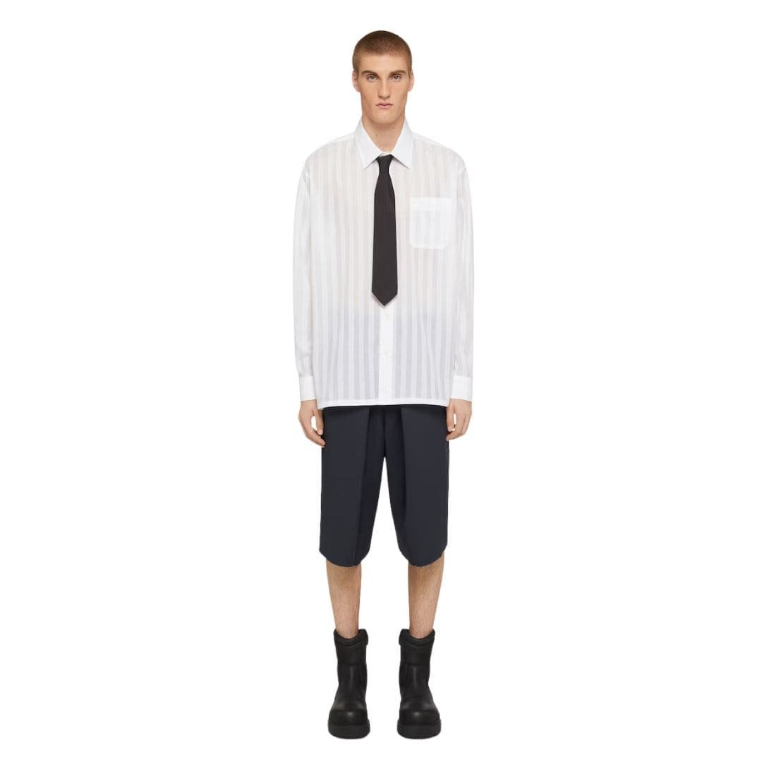 GIVENCHY SHIRT IN COTTON VOILE WITH STRIPES - Image 2